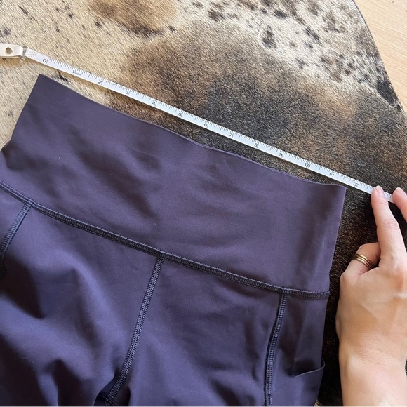 LULULEMON Pace Perfect Crop Legging Pants In Boysenberry Size 4 - Picture 5 of 11